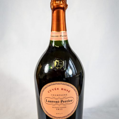 Bottle of Laurent Perrier Champagne