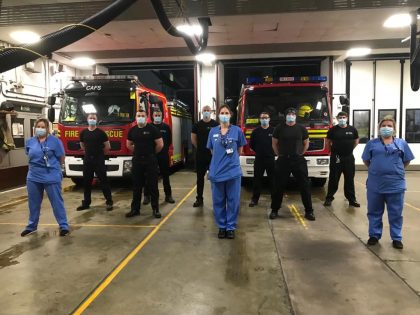 H@H Team with Fire Service