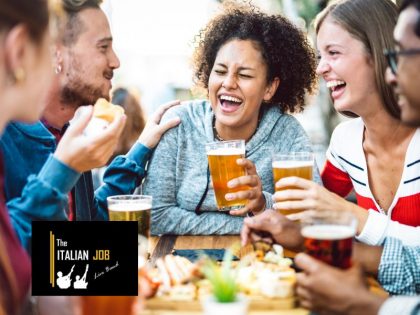 The Italian Job Band Website (800 × 600px)