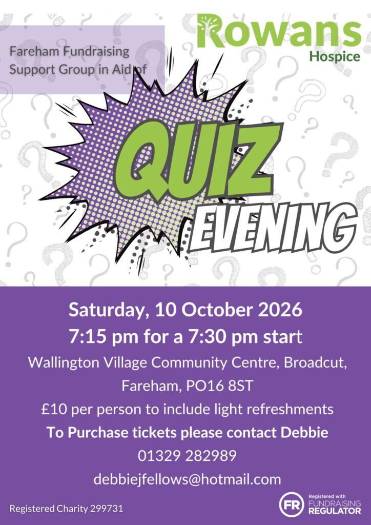 Fareham Quiz Night Poster - decorative
