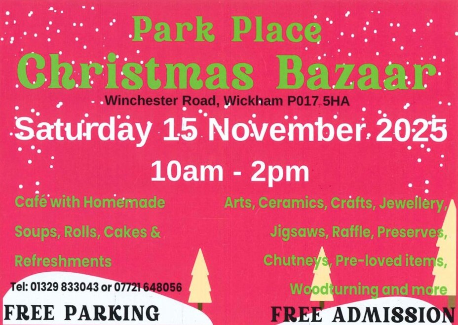 Christmas Bazaar Poster for Park Place
